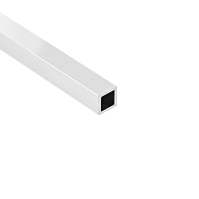 Harfington 6063 Aluminum Square Tubes, Seamless Straight Pipe Tubing