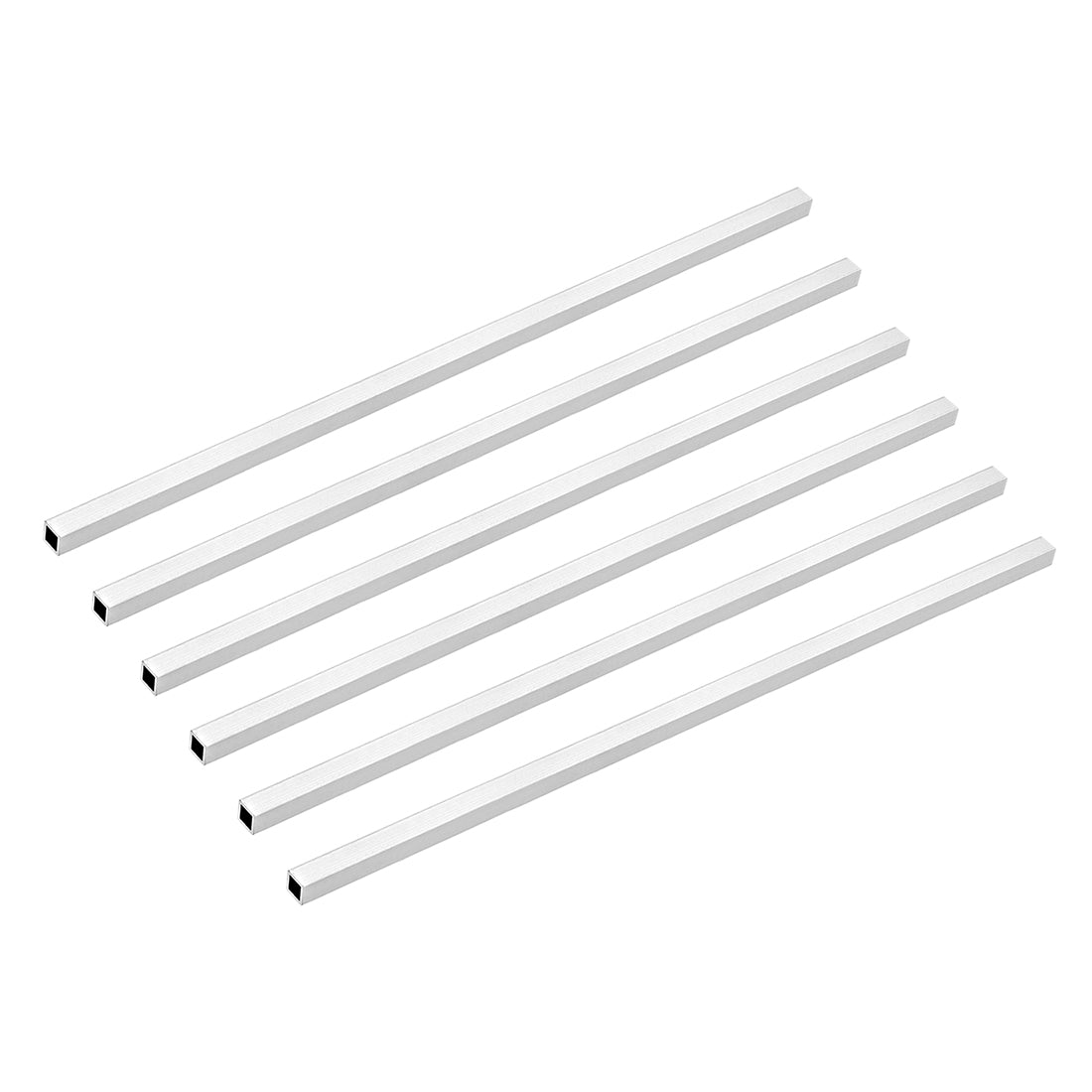 Harfington 6063 Aluminum Square Tube, Straight Seamless Pipes