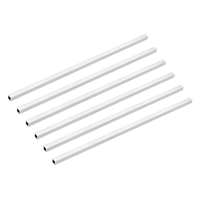 Harfington 6063 Aluminum Square Tube, Straight Seamless Pipes