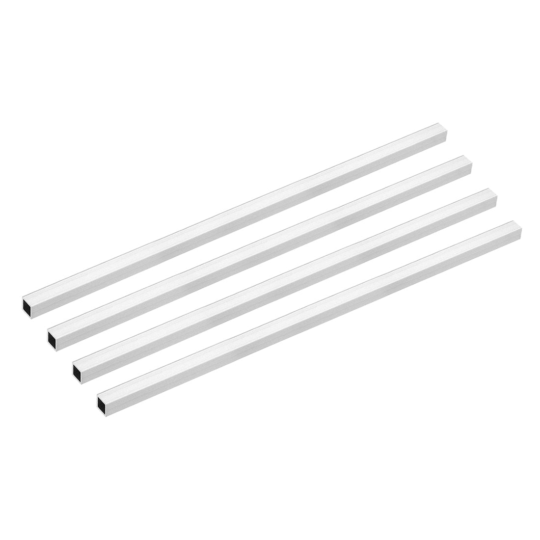 Harfington 6063 Aluminum Square Tubes, Seamless Straight Pipe Tubing