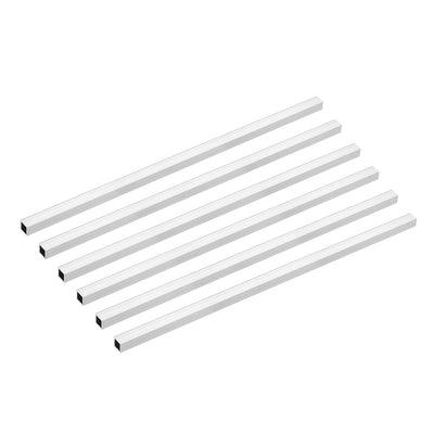 Harfington 6063 Aluminum Square Tube, Straight Seamless Pipes