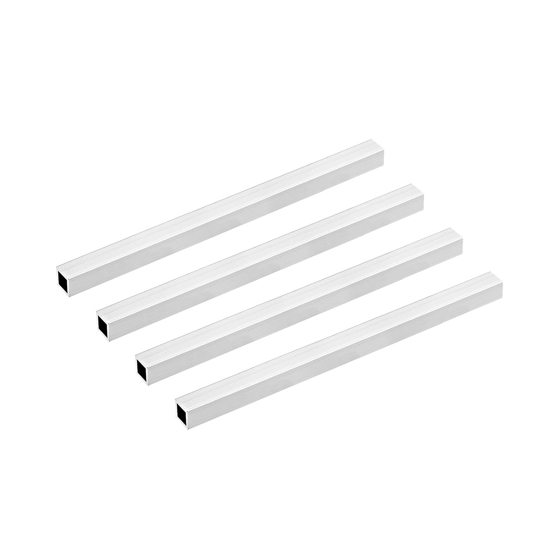 Harfington 6063 Aluminum Square Tubes, Seamless Straight Pipe Tubing