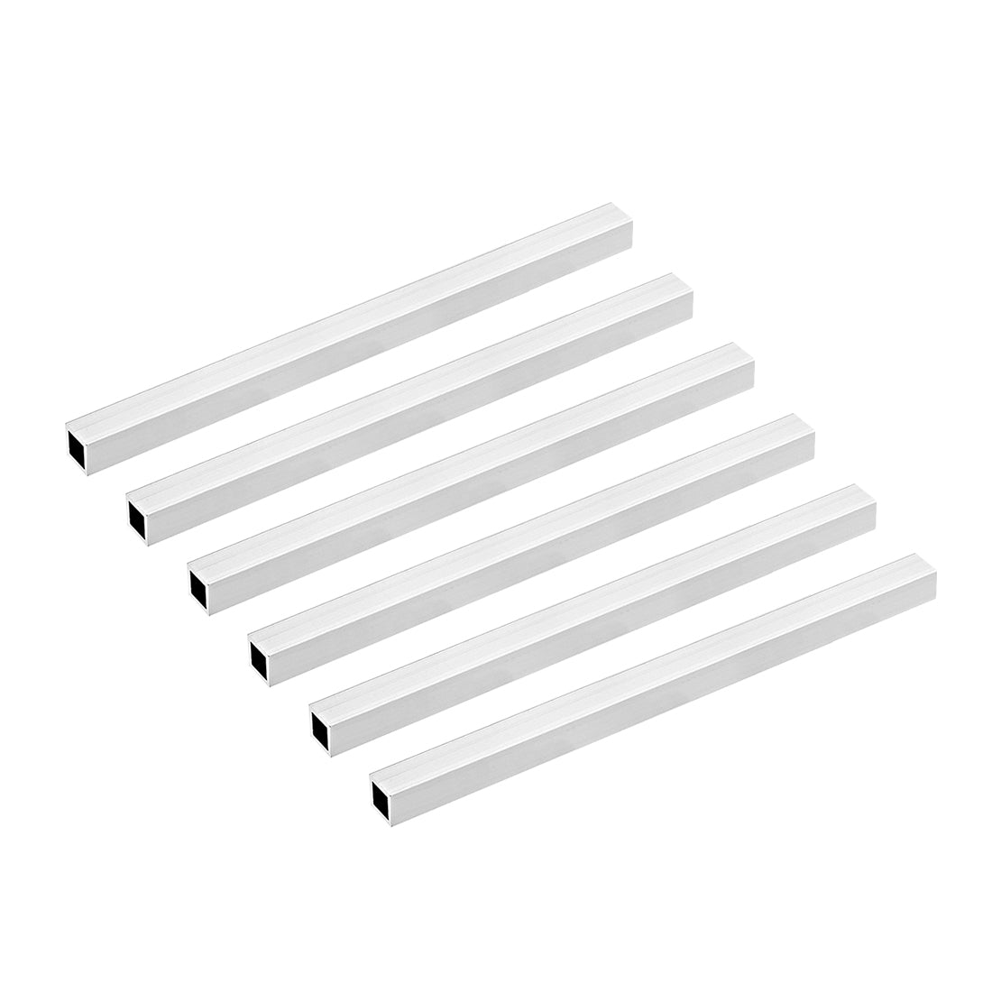 Harfington 6063 Aluminum Square Tube, Straight Seamless Pipes