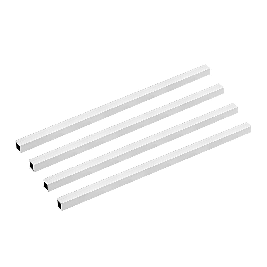 Harfington 6063 Aluminum Square Tubes, Seamless Straight Pipe Tubing