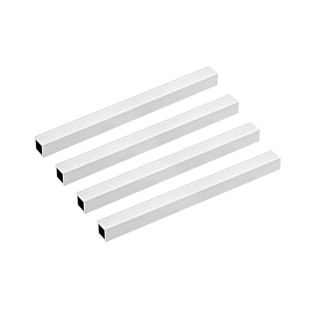 Harfington 6063 Aluminum Square Tubes, Seamless Straight Pipe Tubing