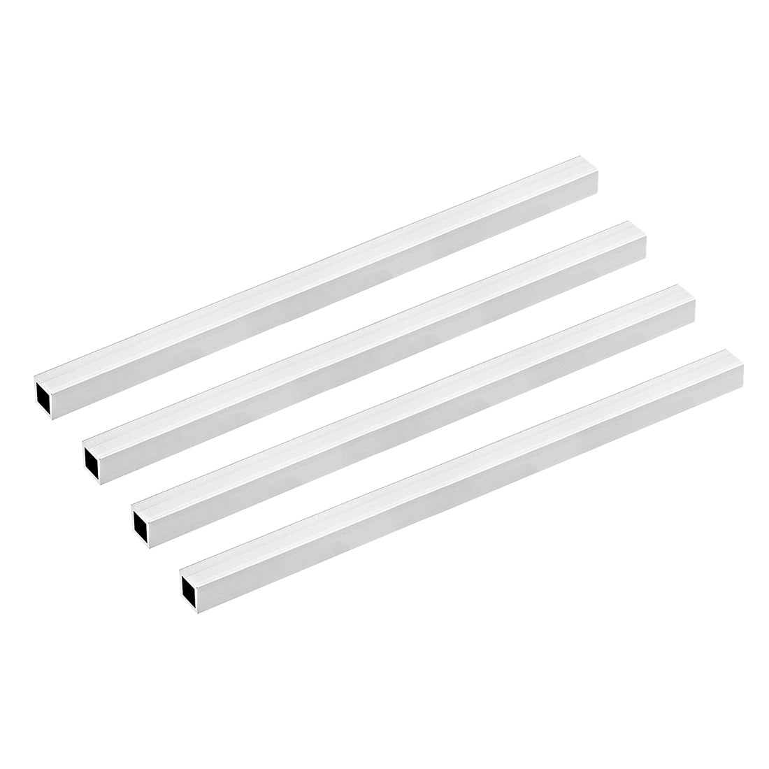 Harfington 6063 Aluminum Square Tubes, Seamless Straight Pipe Tubing