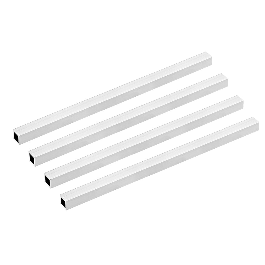 Harfington 6063 Aluminum Square Tubes, Seamless Straight Pipe Tubing