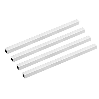 Harfington 6063 Aluminum Square Tubes, Seamless Straight Pipe Tubing