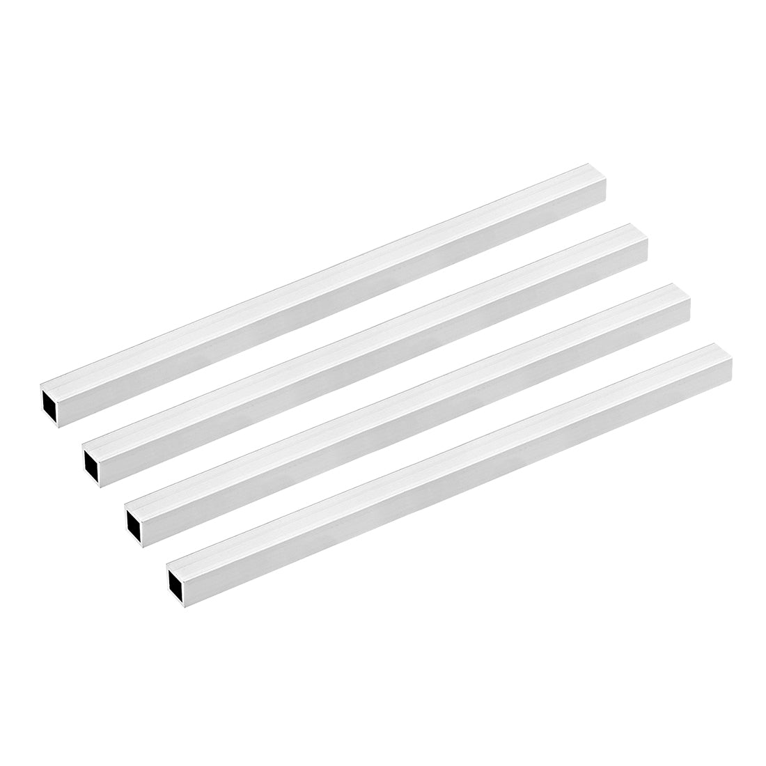 Harfington 6063 Aluminum Square Tubes, Seamless Straight Pipe Tubing