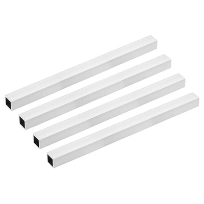 Harfington 6063 Aluminum Square Tubes, Seamless Straight Pipe Tubing