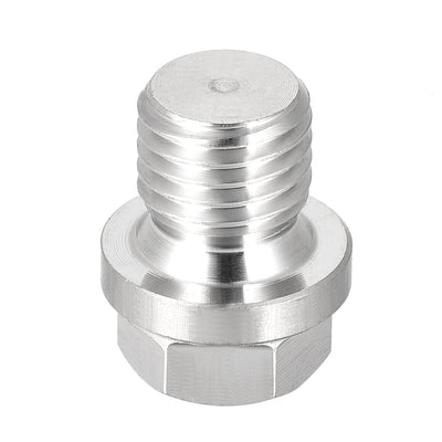 Harfington Male Outer Hex Head Plug 304 Stainless Steel Solid Thread Corrosion Resistant Bung Plug Pipe Fitting