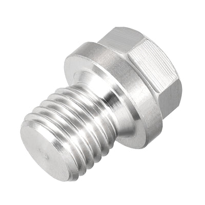 Harfington Male Outer Hex Head Plug 304 Stainless Steel Solid Thread Corrosion Resistant Bung Plug Pipe Fitting