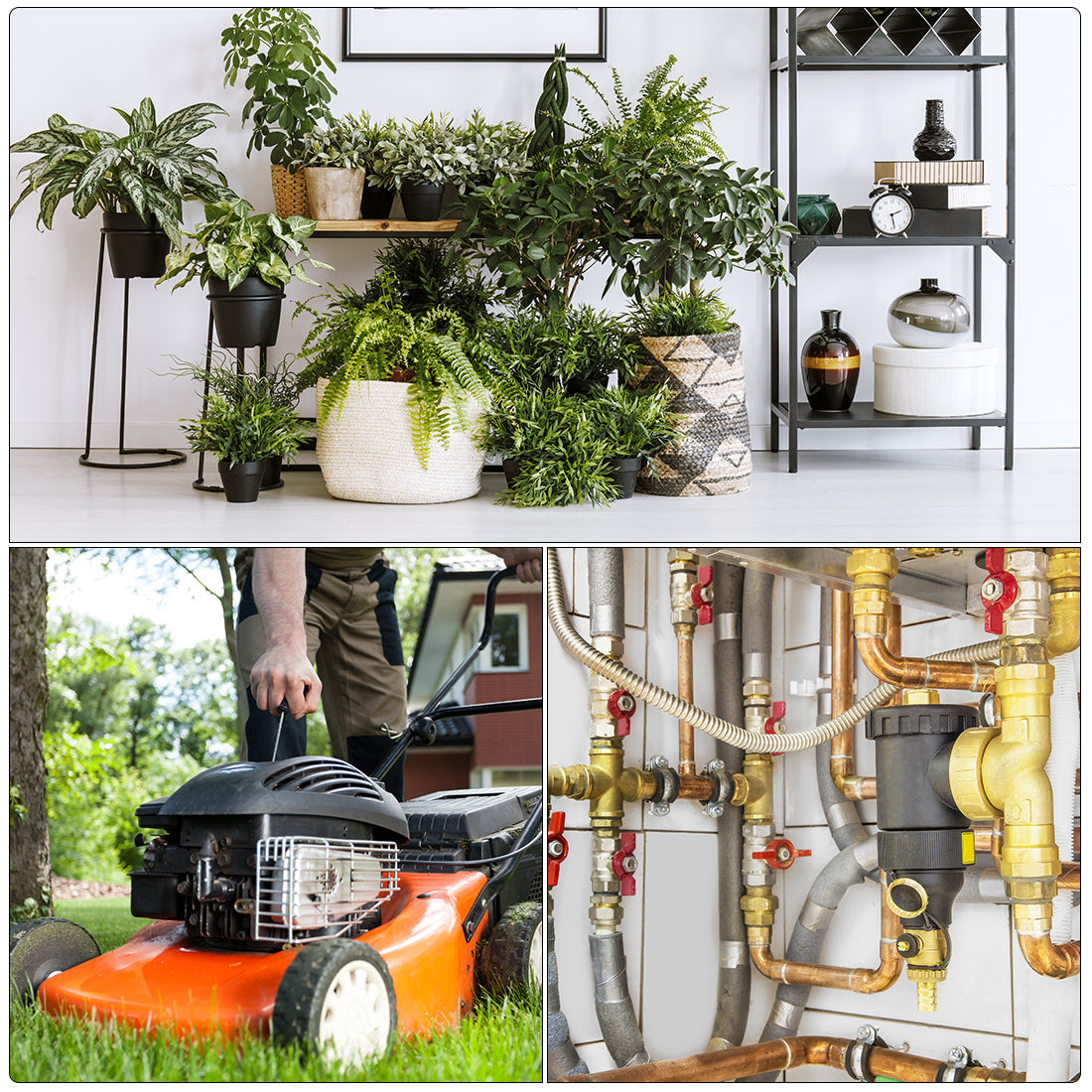 Harfington Male Outer Hex Head Plug  304 Stainless Steel Solid Thread Corrosion Resistant Bung Plug Pipe Fitting 3Pcs