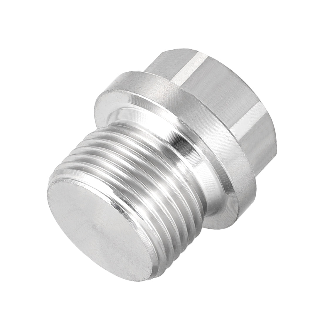 Harfington Male Outer Hex Head Plug 304 Stainless Steel Solid Thread Corrosion Resistant Bung Plug Pipe Fitting