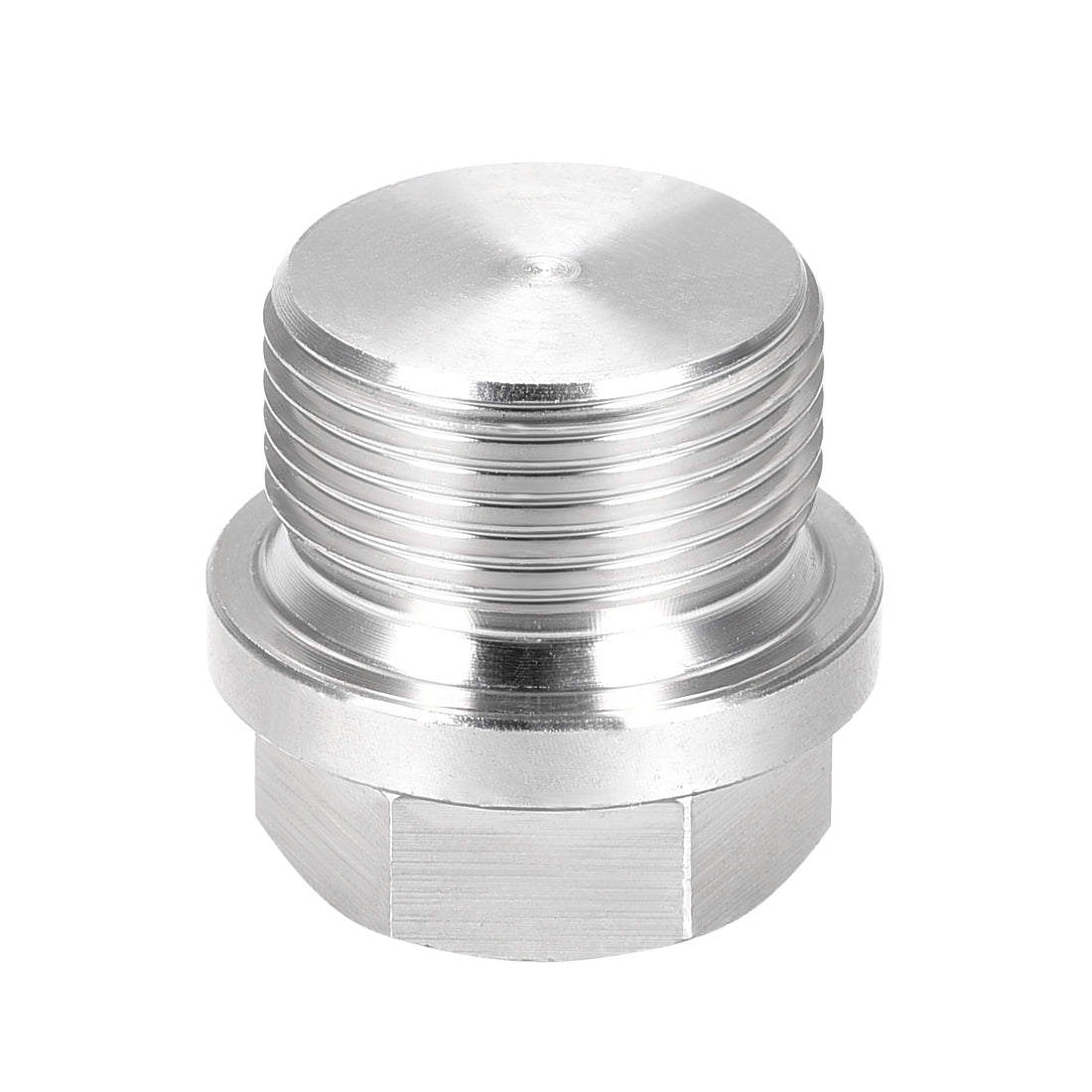 Harfington Male Outer Hex Head Plug 304 Stainless Steel Solid Thread Corrosion Resistant Bung Plug Pipe Fitting