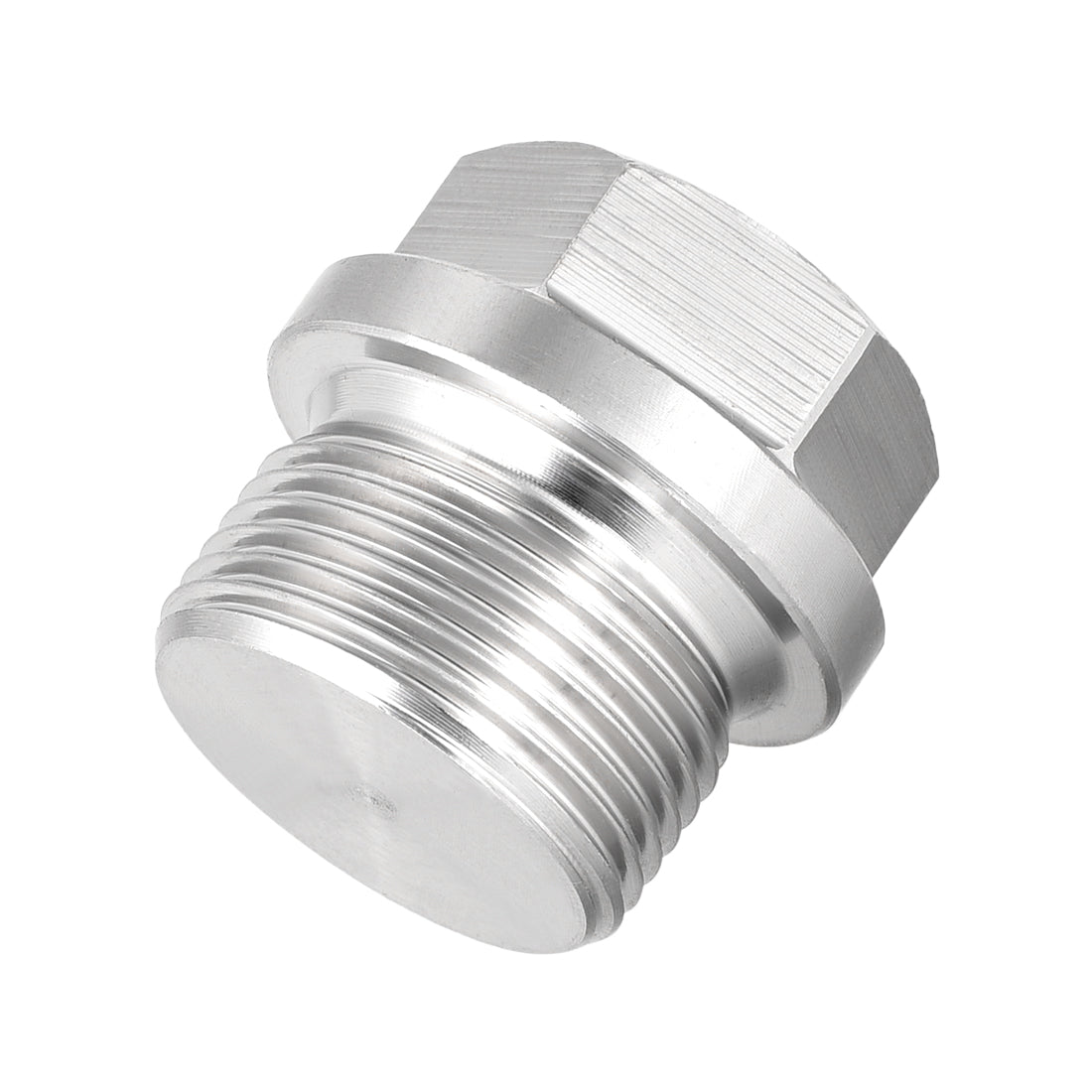 Harfington Male Outer Hex Head Plug 304 Stainless Steel Solid Thread Corrosion Resistant Bung Plug Pipe Fitting