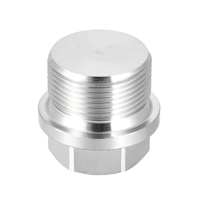 Harfington Male Outer Hex Head Plug 304 Stainless Steel Solid Thread Corrosion Resistant Bung Plug Pipe Fitting