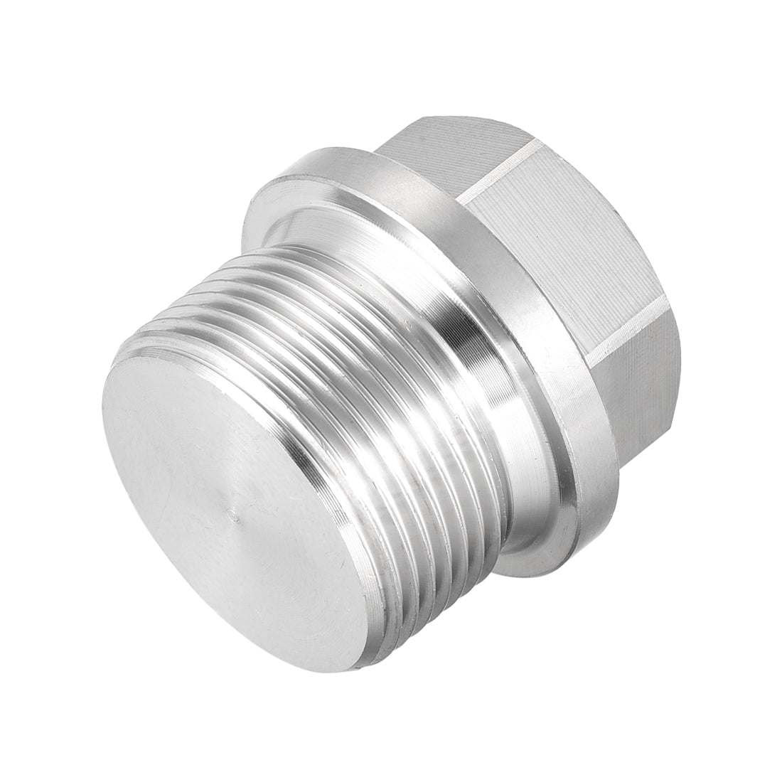 Harfington Male Outer Hex Head Plug 304 Stainless Steel Solid Thread Corrosion Resistant Bung Plug Pipe Fitting