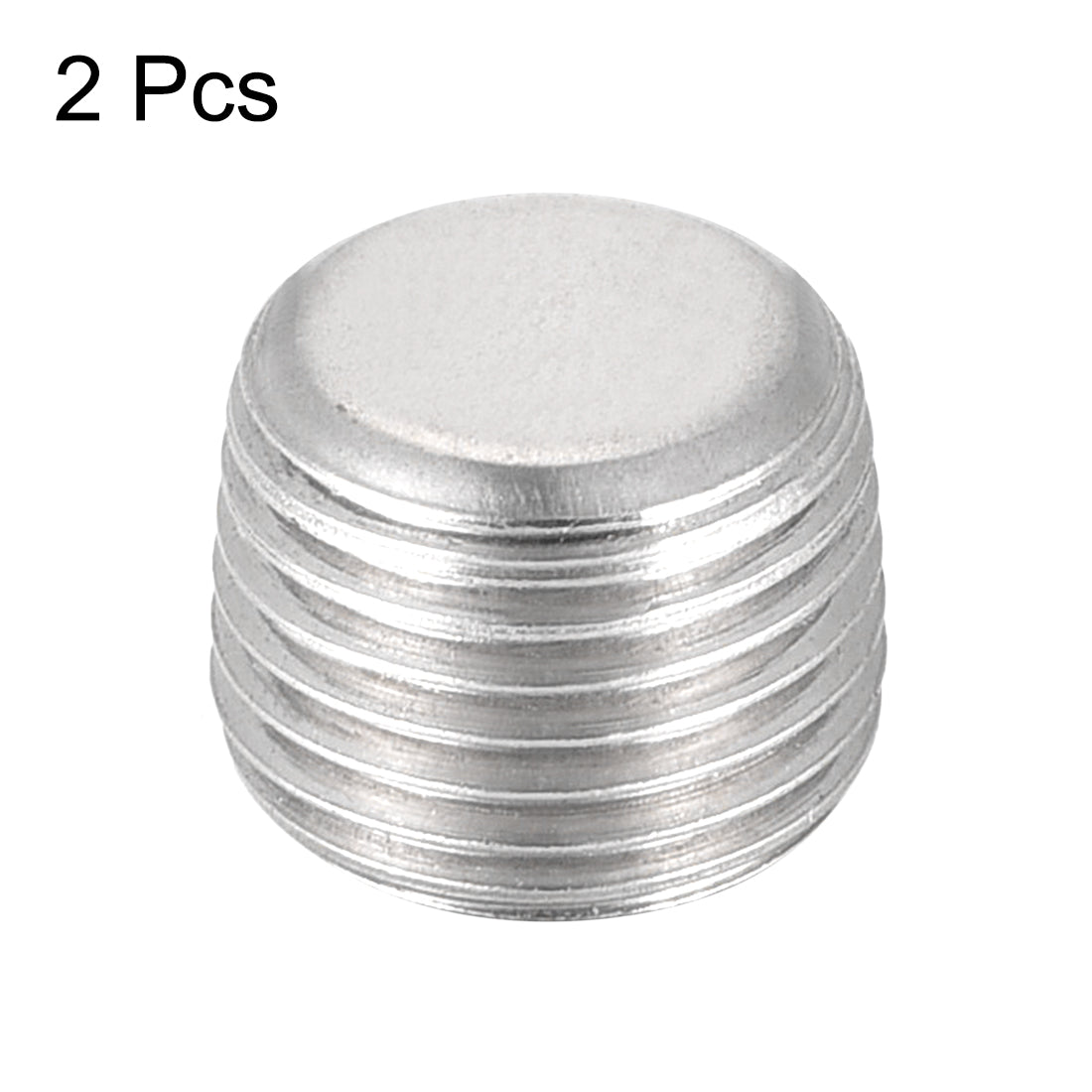 Harfington Hex Countersunk Plug - Stainless Steel Pipe Fitting Male Thread Socket Pipe Adapter Connector 2Pcs