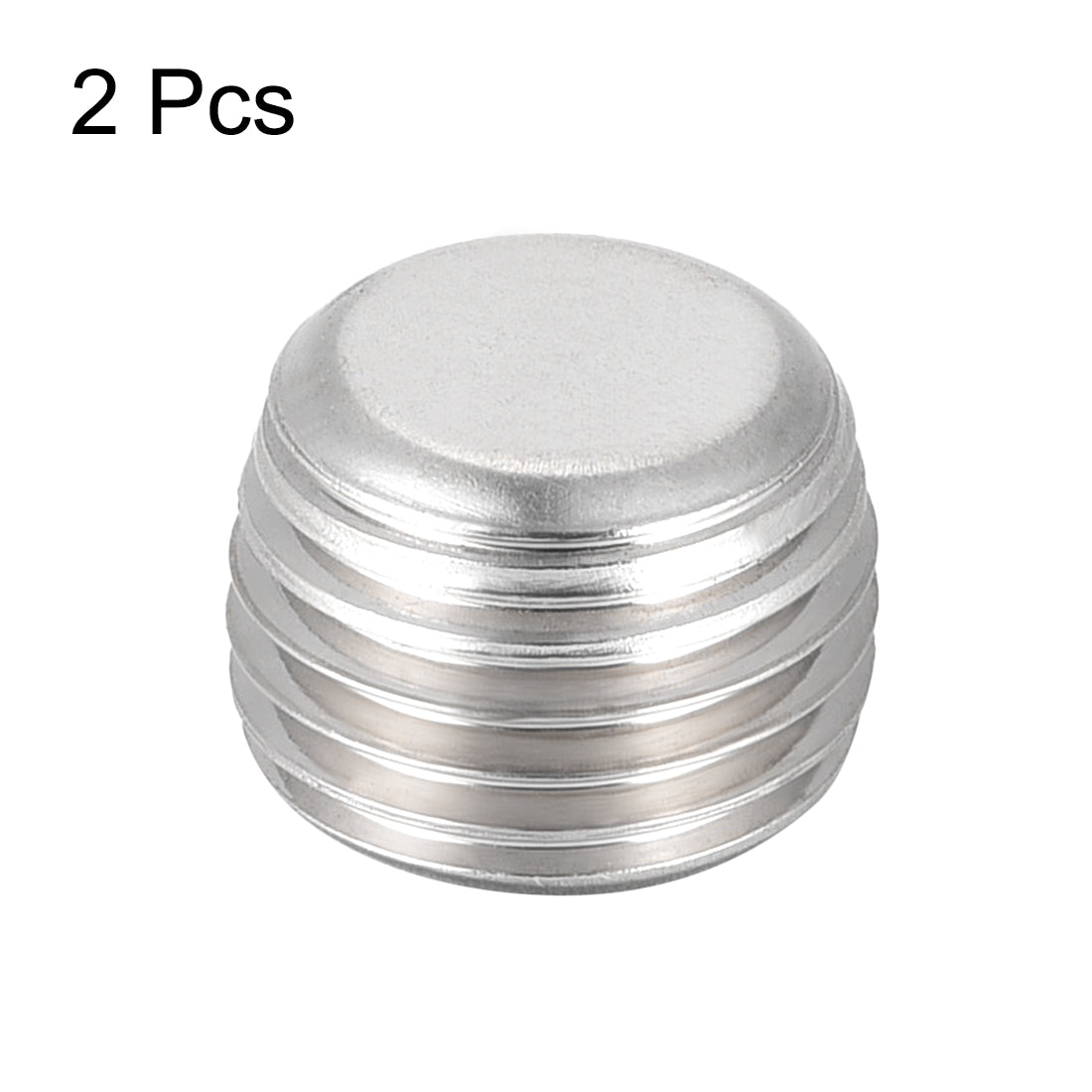 Harfington Hex Countersunk Plug - Stainless Steel Pipe Fitting Male Thread Socket Pipe Adapter Connector 2Pcs