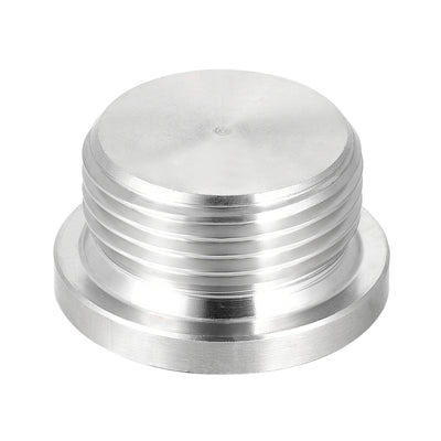 Harfington Countersunk Plug Internal Hex Head Socket with Flange - Male Stainless Steel Pipe Fitting Thread