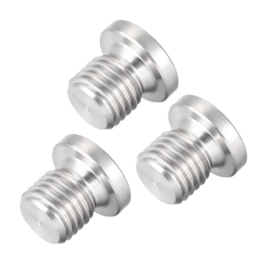 Harfington Countersunk Plug Internal Hex Head Socket with Flange -Male Stainless Steel Pipe Fittings Thread