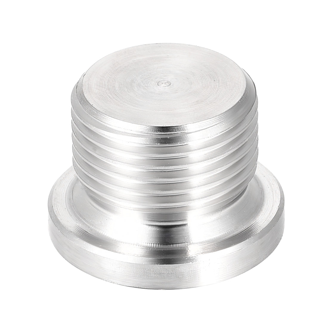 Harfington Countersunk Plug Internal Hex Head Socket with Flange  Male Stainless Steel Pipe Fitting Thread