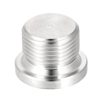 Harfington Countersunk Plug Internal Hex Head Socket with Flange  Male Stainless Steel Pipe Fitting Thread