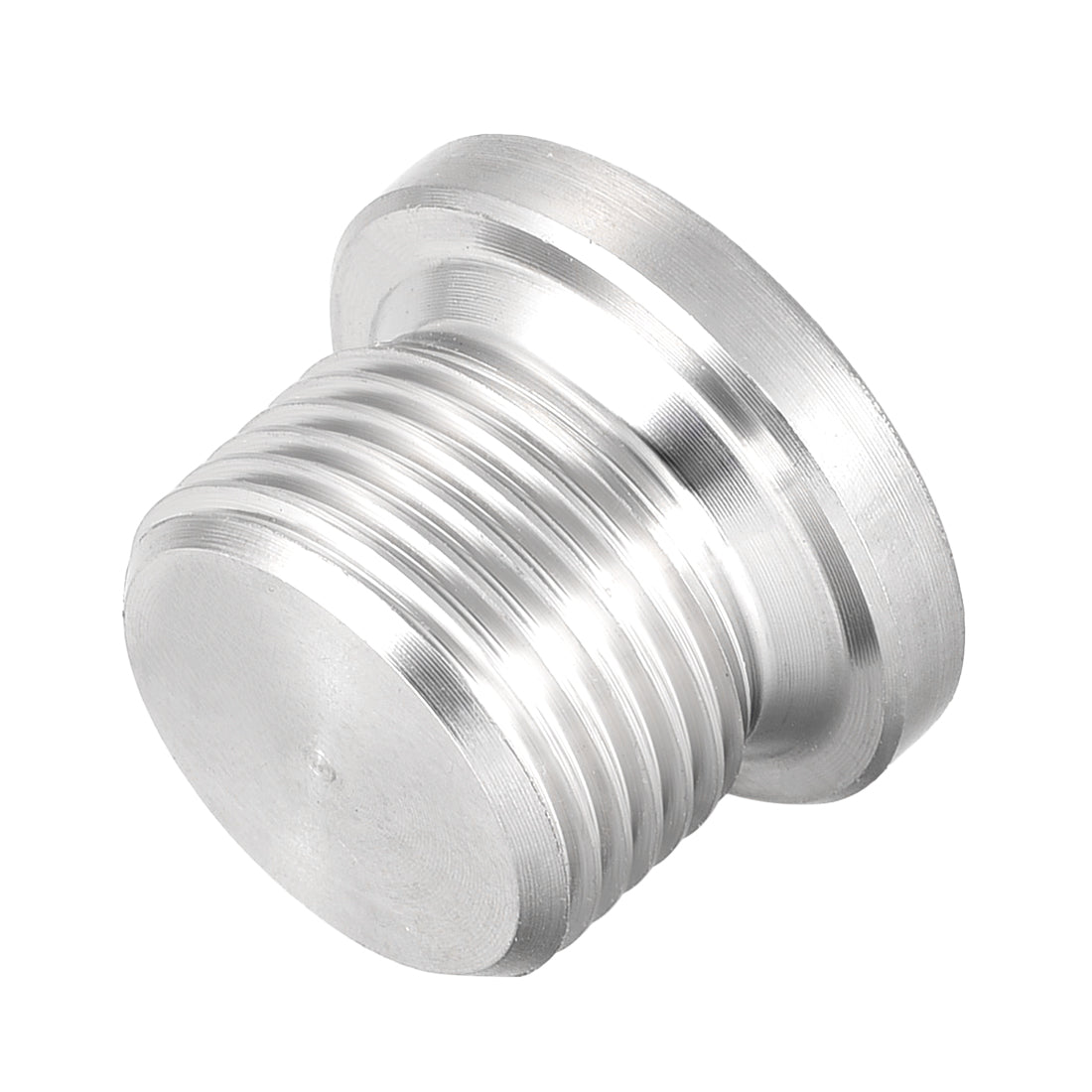 Harfington Countersunk Plug Internal Hex Head Socket with Flange  Male Stainless Steel Pipe Fitting Thread