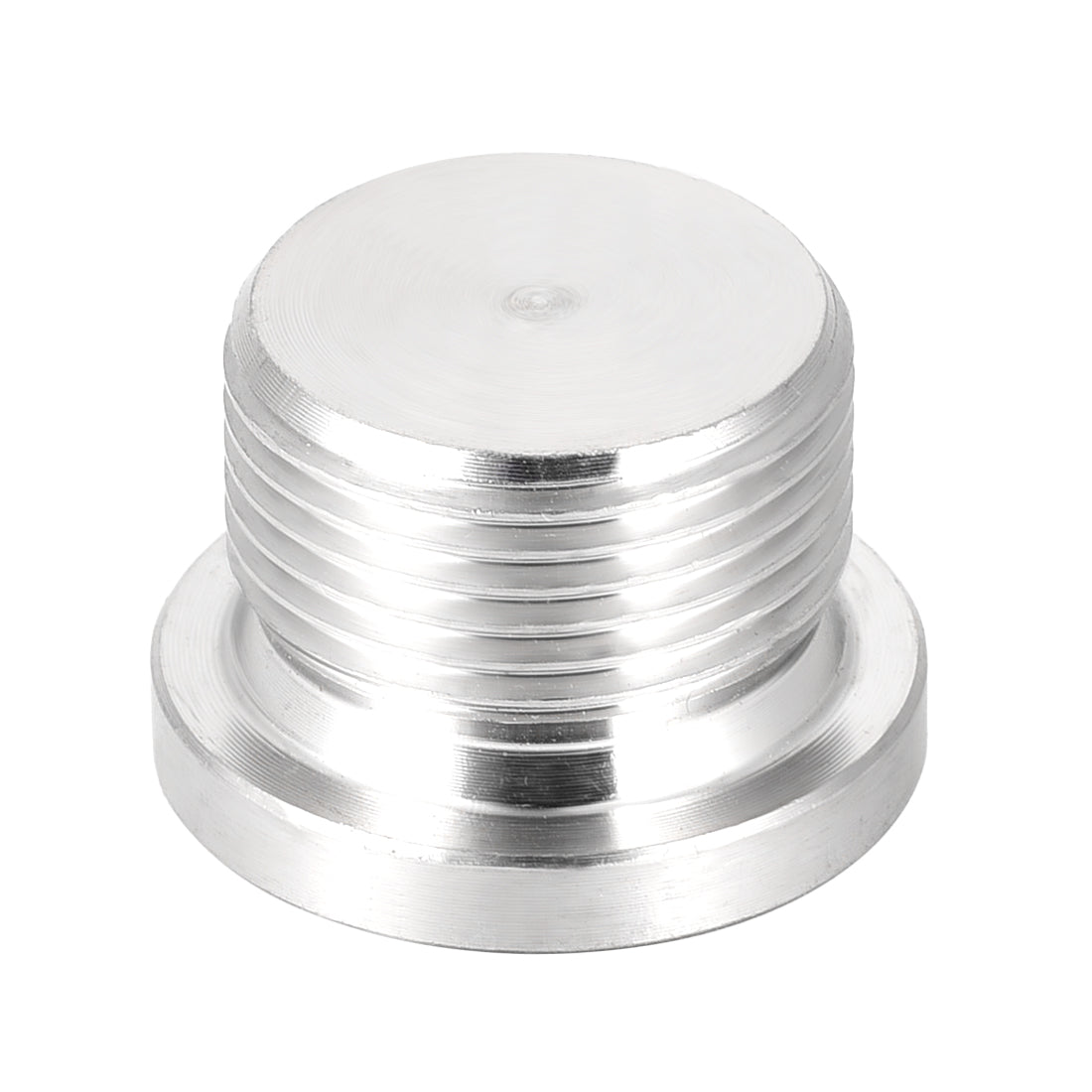 Harfington Countersunk Plug Internal Hex Head Socket with Flange  Male Stainless Steel Pipe Fitting Thread