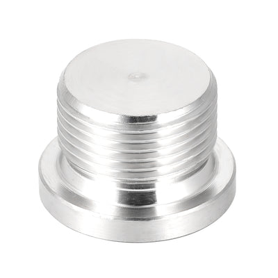 Harfington Countersunk Plug Internal Hex Head Socket with Flange  Male Stainless Steel Pipe Fitting Thread