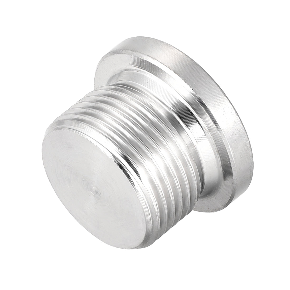 Harfington Countersunk Plug Internal Hex Head Socket with Flange  Male Stainless Steel Pipe Fitting Thread