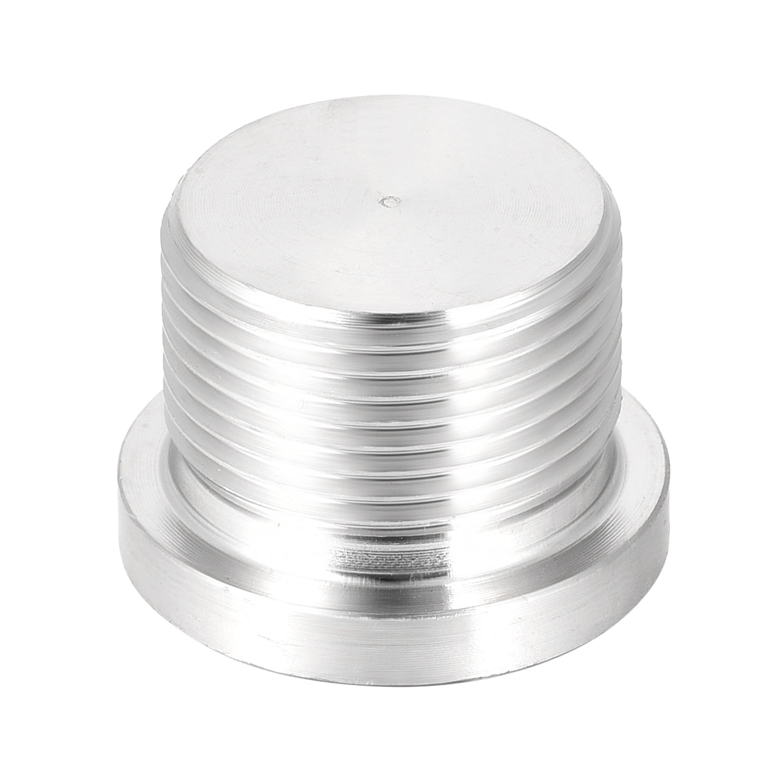 Harfington Countersunk Plug Internal Hex Head Socket with Flange  Male Stainless Steel Pipe Fitting Thread