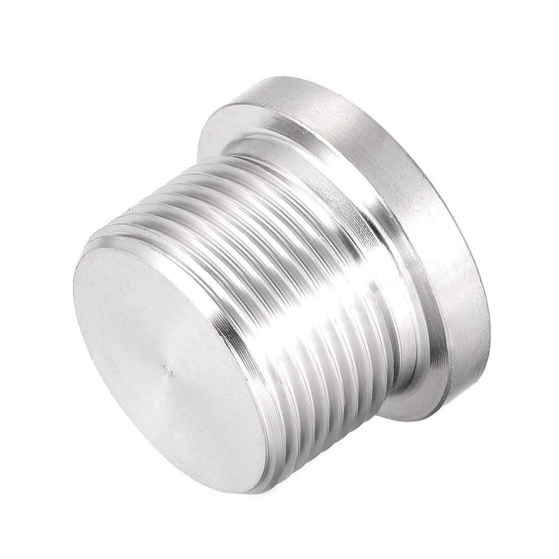 Harfington Countersunk Plug Internal Hex Head Socket with Flange  Male Stainless Steel Pipe Fitting Thread