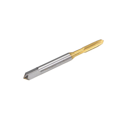 Harfington Spiral Point Threading Tap M4 Thread 0.7 Pitch Titanium Coated HSS 2pcs