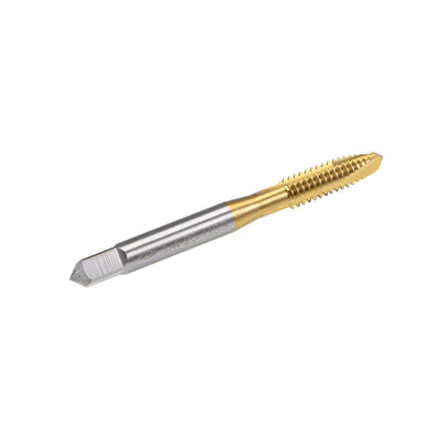 Harfington Spiral Point Threading Tap 1/4-20 UNC Thread Pitch Titanium Coated HSS 2pcs