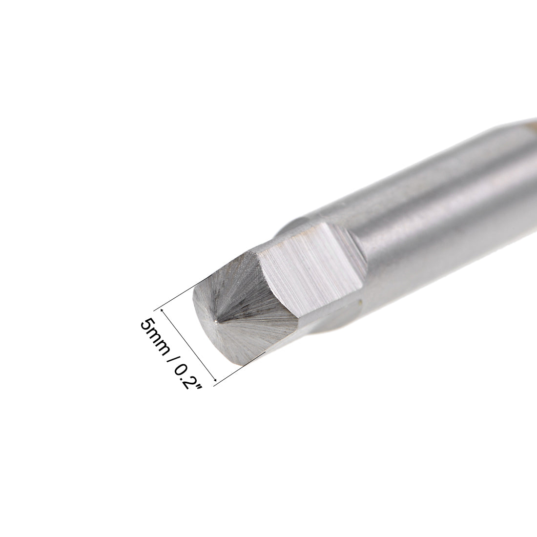 Harfington Spiral Point Threading Tap 1/4-20 UNC Thread Pitch Titanium Coated HSS 2pcs