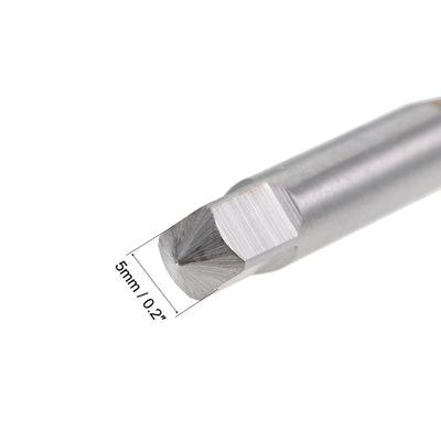 Harfington Spiral Point Threading Tap 1/4-20 UNC Thread Pitch Titanium Coated HSS 2pcs