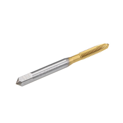 Harfington Spiral Point Threading Tap 8-32 UNC Thread Pitch Titanium Coated HSS 2pcs