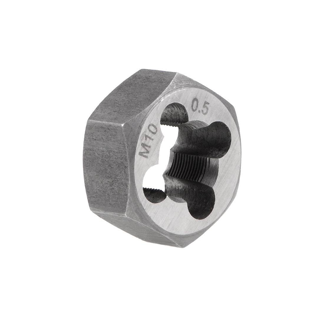 Harfington M10 x 0.5 Pitch Carbon Steel Metric Hexagon Taper Pipe Hex Rethreading Die