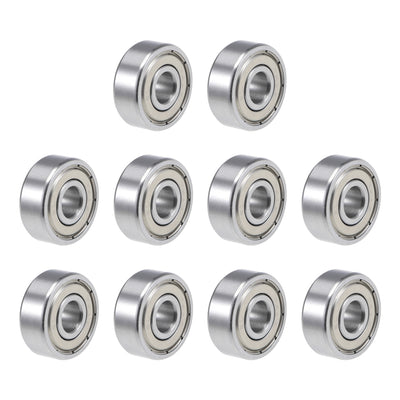 Harfington Uxcell Deep Groove Ball Bearings Inch Double Shielded Chrome Steel Roller Z2 P0