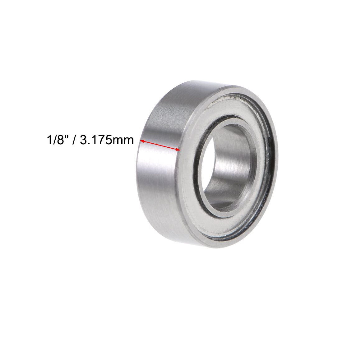uxcell Uxcell Deep Groove Ball Bearings Inch Double Shielded Chrome Steel Roller Z2 P0