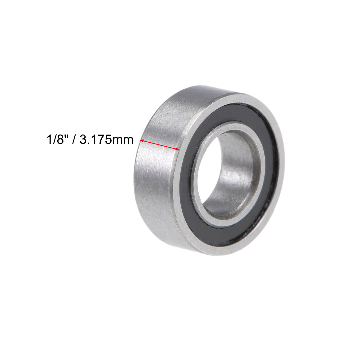 uxcell Uxcell Deep Groove Ball Bearings Inches Double Sealed Chrome Steel ABEC1 Z2
