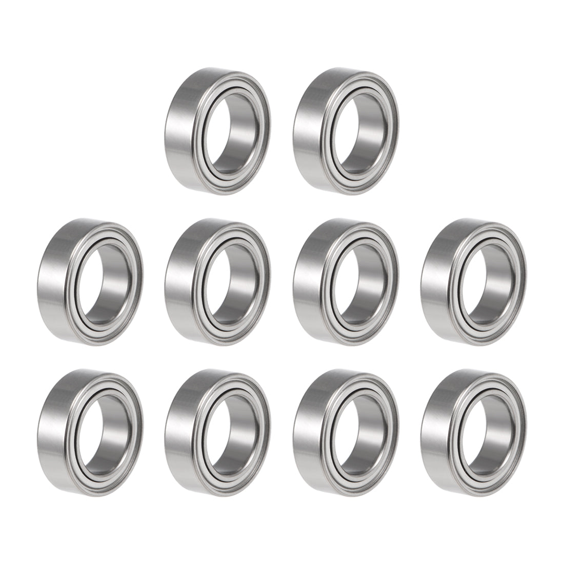 uxcell Uxcell Deep Groove Ball Bearings Inch Double Shielded Chrome Steel Roller Z2 P0