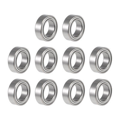Harfington Uxcell Deep Groove Ball Bearings Inch Double Shielded Chrome Steel Roller Z2 P0