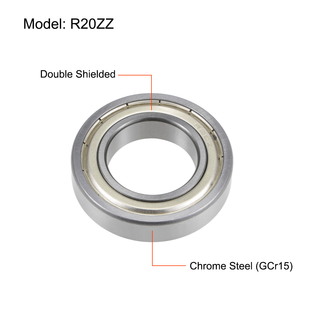 uxcell Uxcell Deep Groove Ball Bearings Inch Double Shielded Chrome Steel P0 Z2