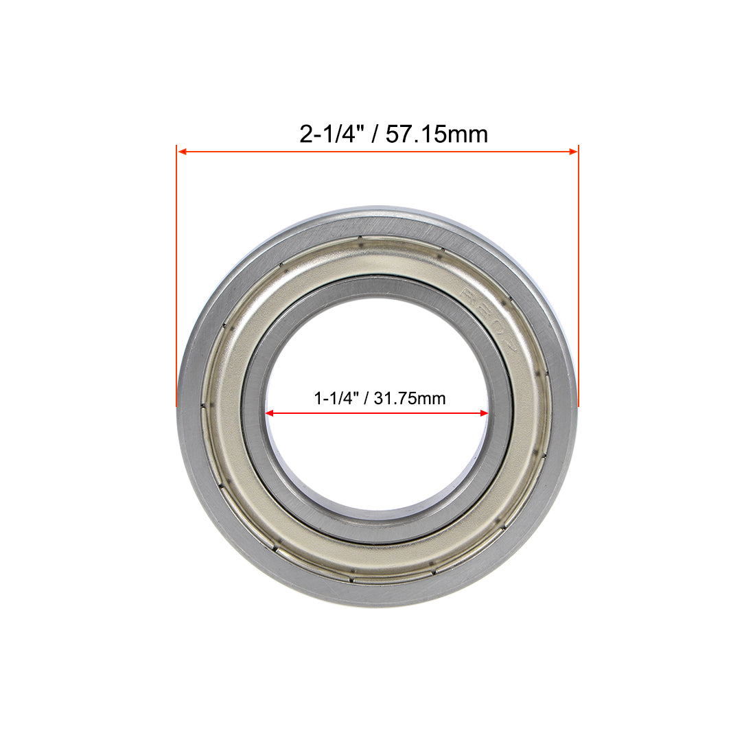 uxcell Uxcell Deep Groove Ball Bearings Inch Double Shielded Chrome Steel P0 Z2