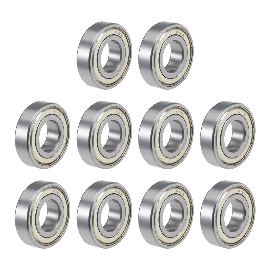 uxcell Uxcell Deep Groove Ball Bearings Inch Double Shielded Chrome Steel Roller Z2 P0