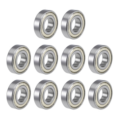 Harfington Uxcell Deep Groove Ball Bearings Inch Double Shielded Chrome Steel Roller Z2 P0