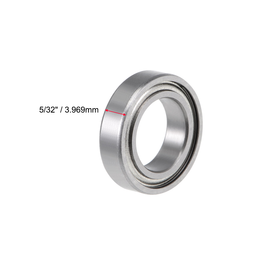 uxcell Uxcell Deep Groove Ball Bearings Inch Double Shielded Chrome Steel Roller Z2 P0
